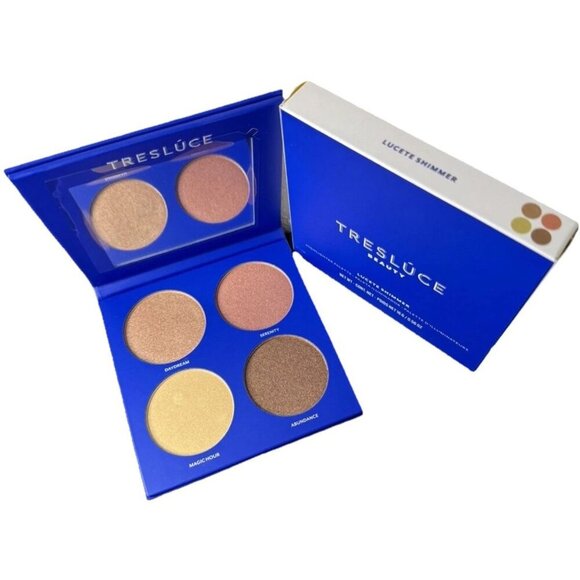 Tresluce Beauty Lucete Shimmer Highlighter Palette 16g/0.56oz NEW Make Up - Picture 2 of 4